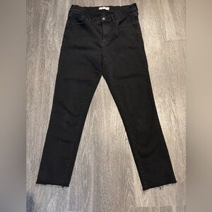 Madewell Black Roadtripper Jeans, size 29